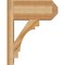 Ekena Millwork Merced Craftsman Rough Sawn Outlooker, Western Red Cedar, 8"W x 16"D x 20"H OUT08X16X20MRC04RWR - alternate 4